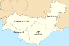 Map of the Overberg